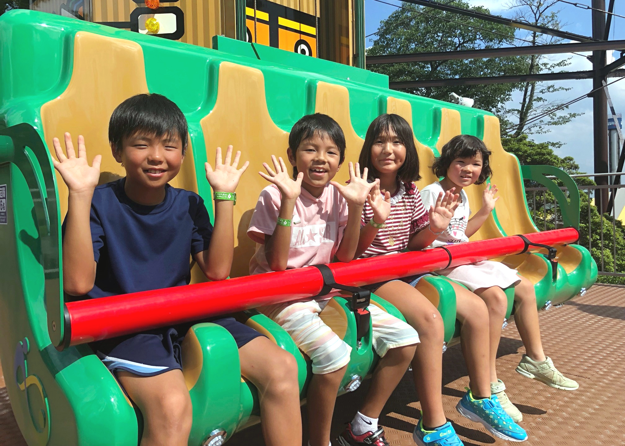 城島高原公園 充滿溫馨氛圍的遊樂設施，適合孩子們享受